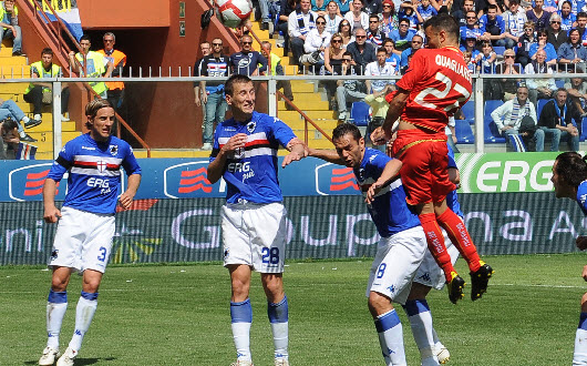 Colpo di testa di Quagliarella